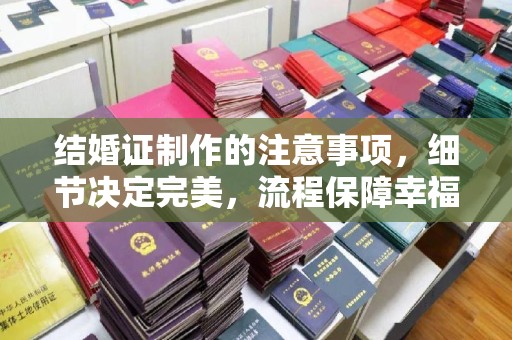 荣昌结婚证制作的注意事项，细节决定完美，流程保障幸福